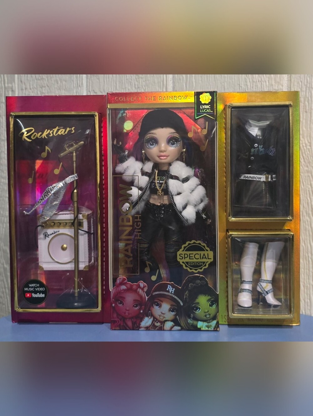 Rainbow High Lyric Lucas Special Edition Doll - Black & White Outfit